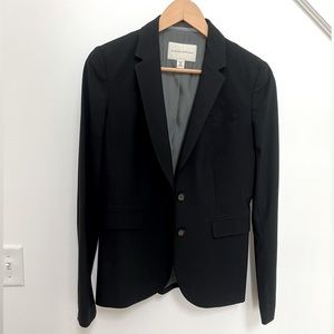Banana Republic Black Wool Suit Jacket Women’s Size 6Tall